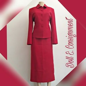 Amanda Smith wool Skirt Suit
